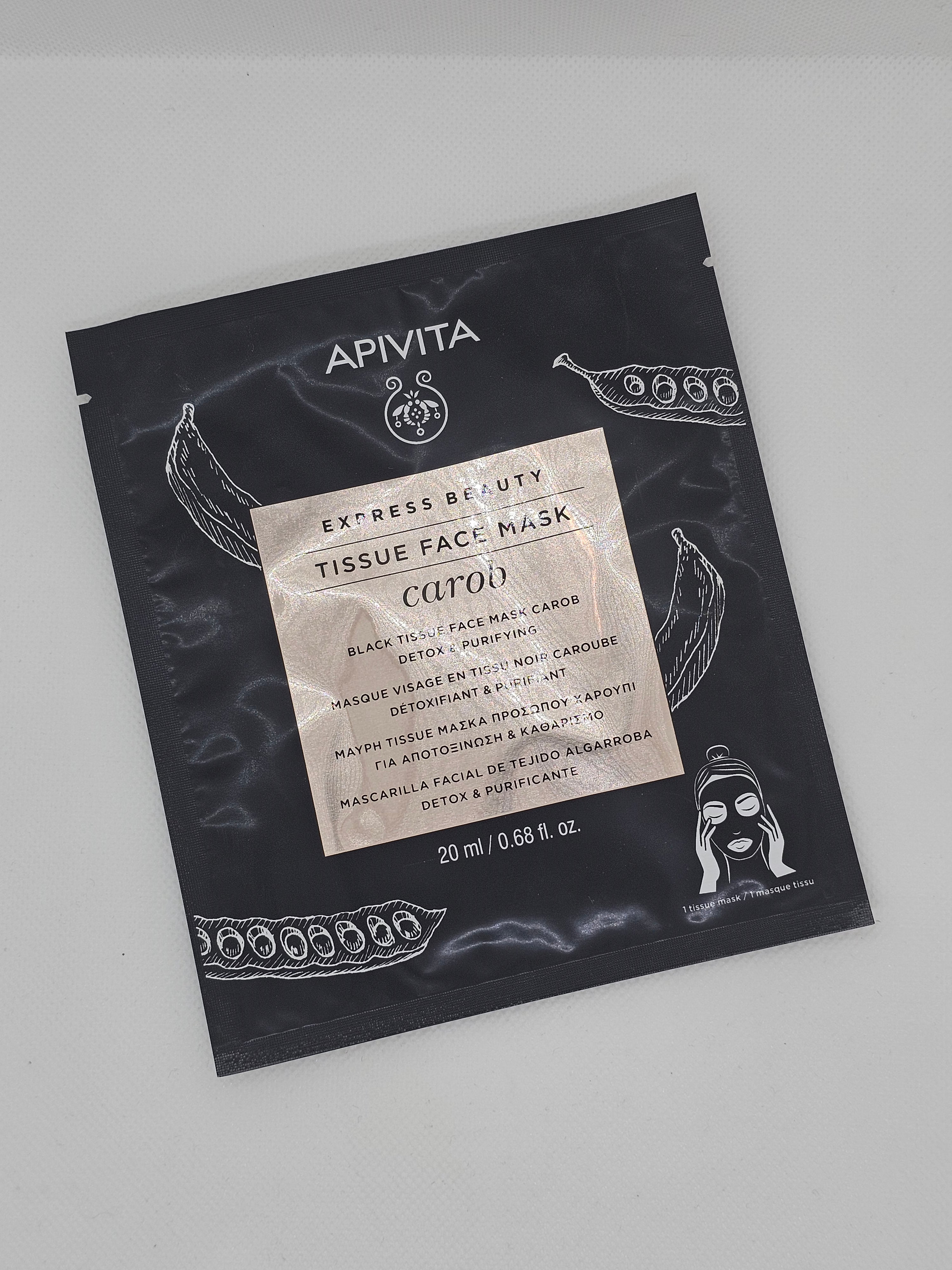 Apivita Set 3 Maschere in tessuto per il viso - Mediterranean beauty food