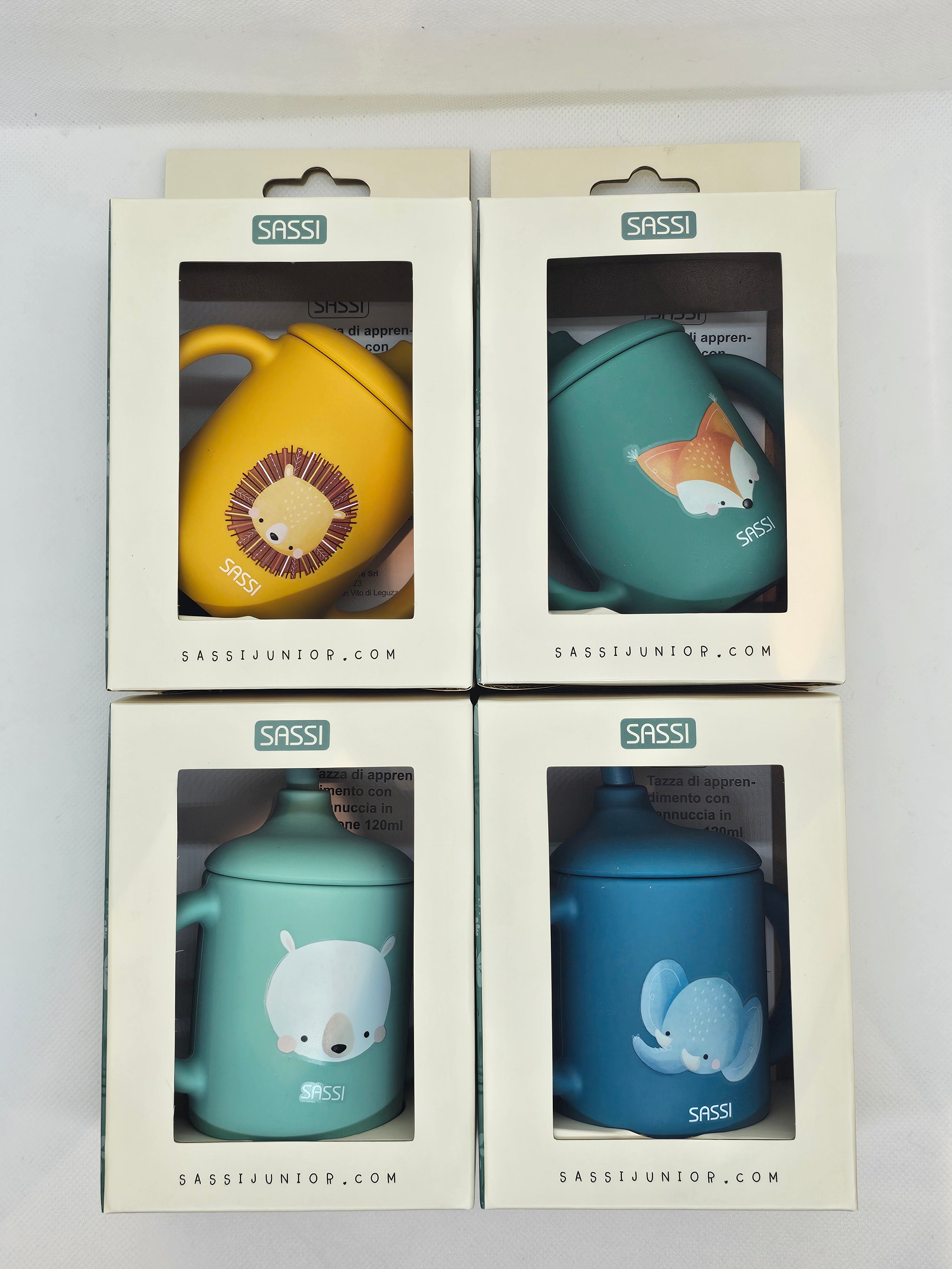 Sassi bicchiere con cannuccia in silicone - vari personaggi