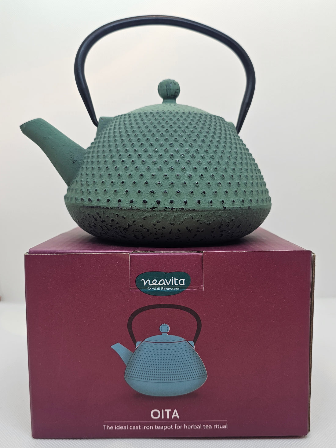 Ritual Teapot – Teiera in Ghisa Oita Verde Neavita