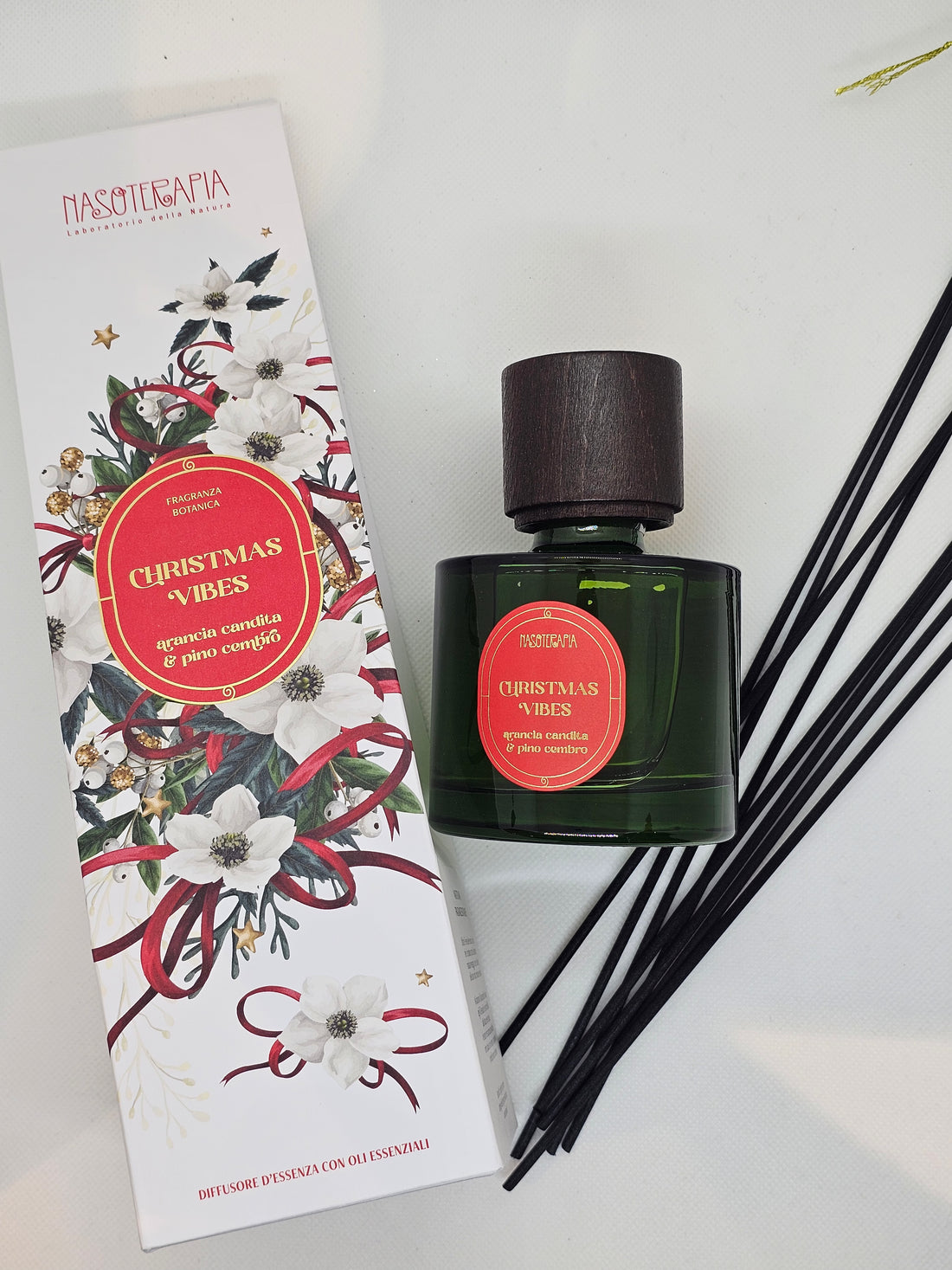 Diffusore con bastoncini Nasoterapia Christmas Vibes