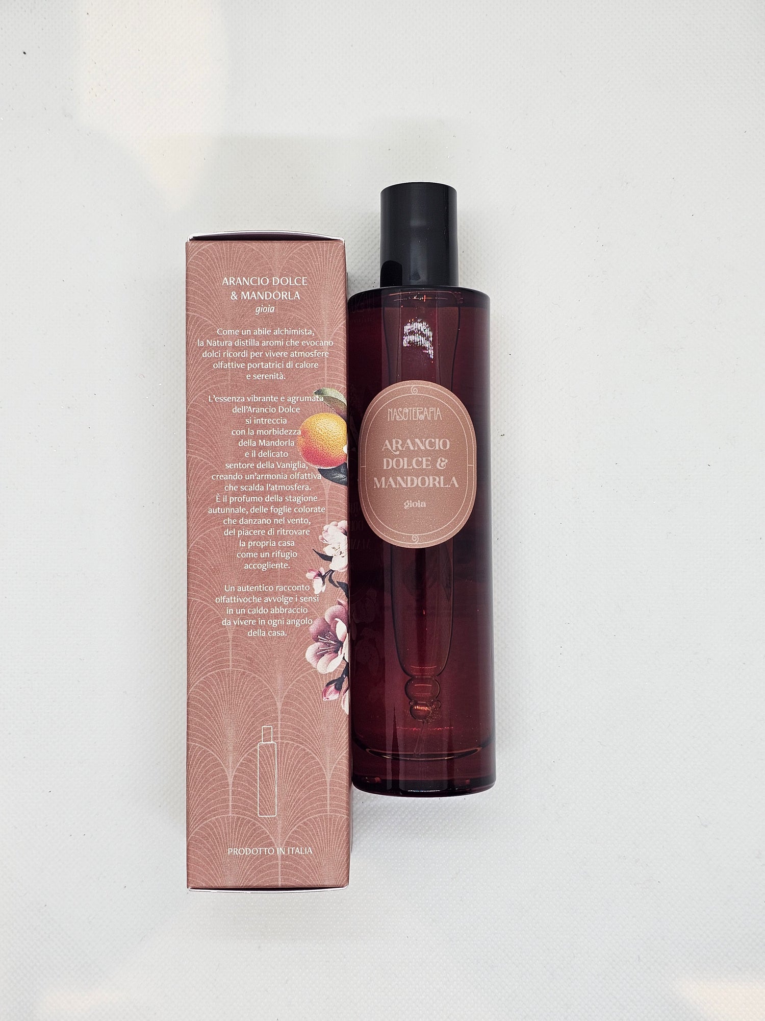 Spray ambiente e tessuti Nasoterapia Arancio Dolce e Mandorla