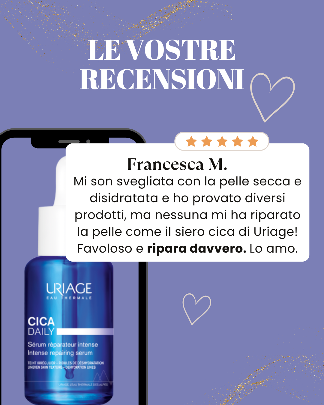 Siero Cica Daily riparatore intenso - Uriage
