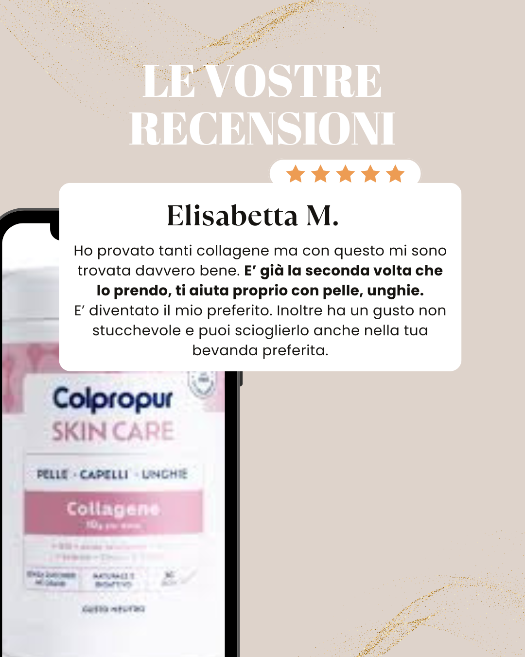 Colpropur Skin Care – Integratore per Pelle, Capelli e Unghie a base di Collagene