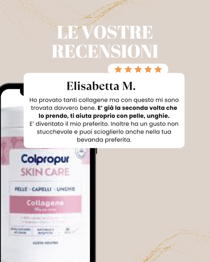 Colpropur Skin Care – Integratore per Pelle, Capelli e Unghie a base di Collagene