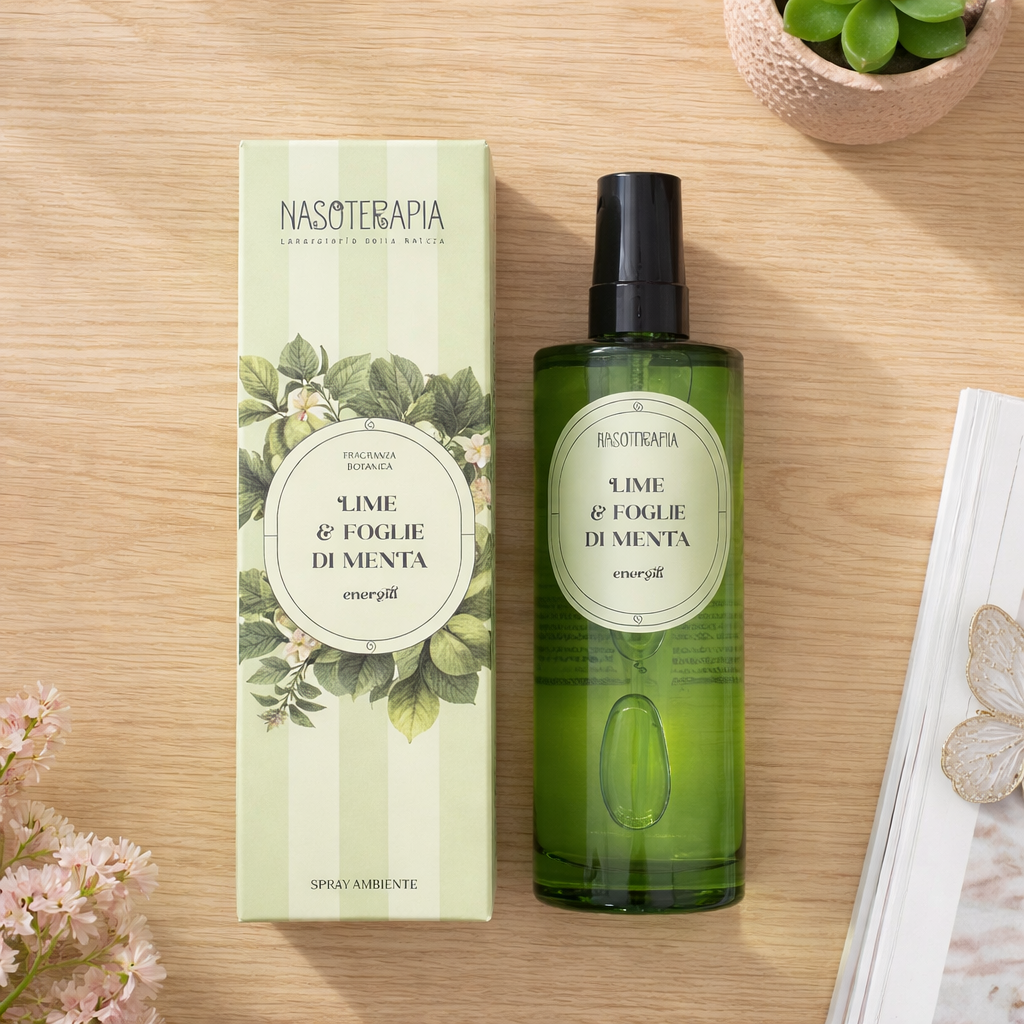 Lime e Foglie di Menta - spray ambiente Nasoterapia