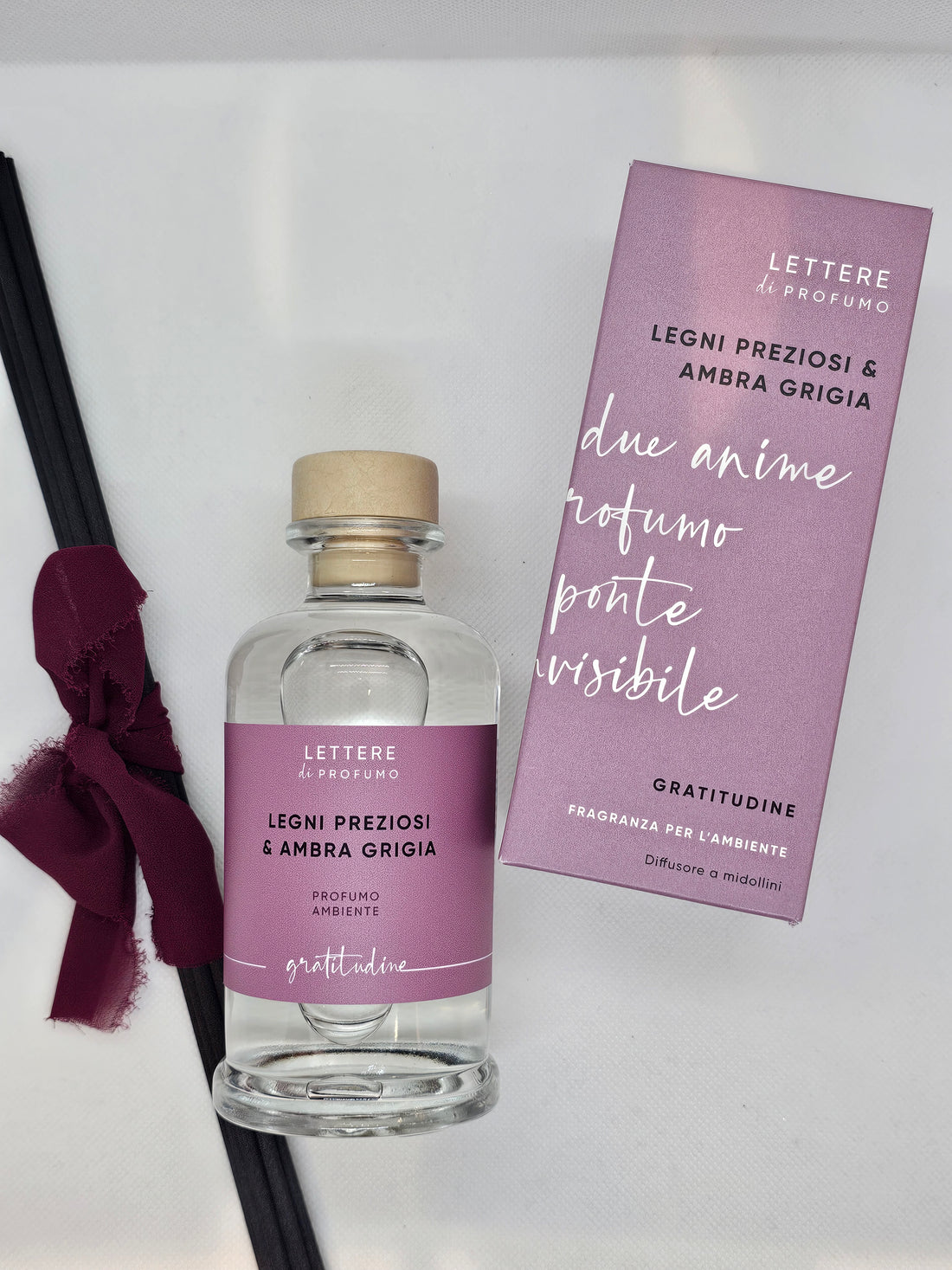 Profumatore ambiente Legni preziosi e Ambra Grigia - Lettere di Profumo