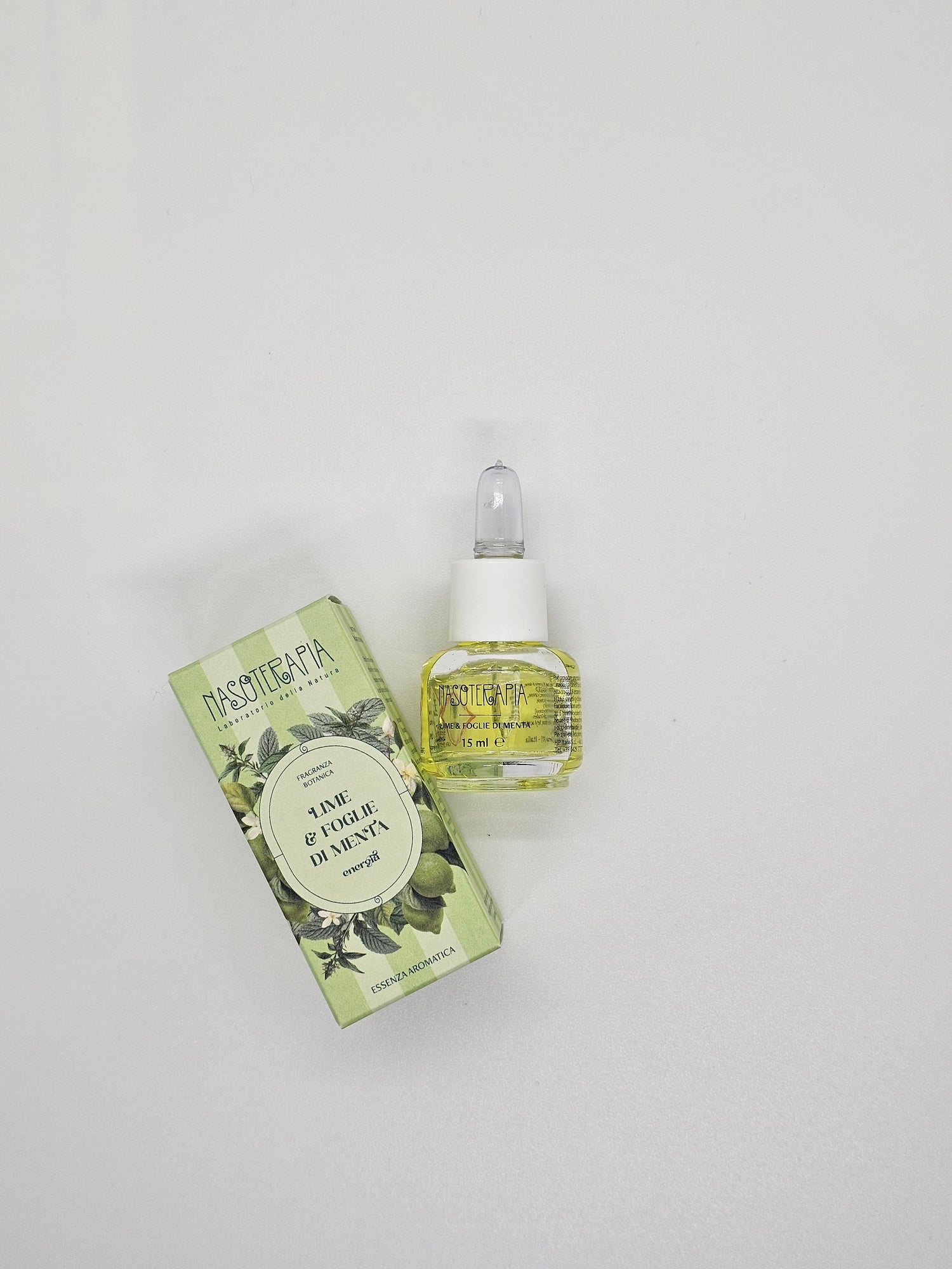 Lime e Foglie di menta Essenza per diffusore Nasoterapia
