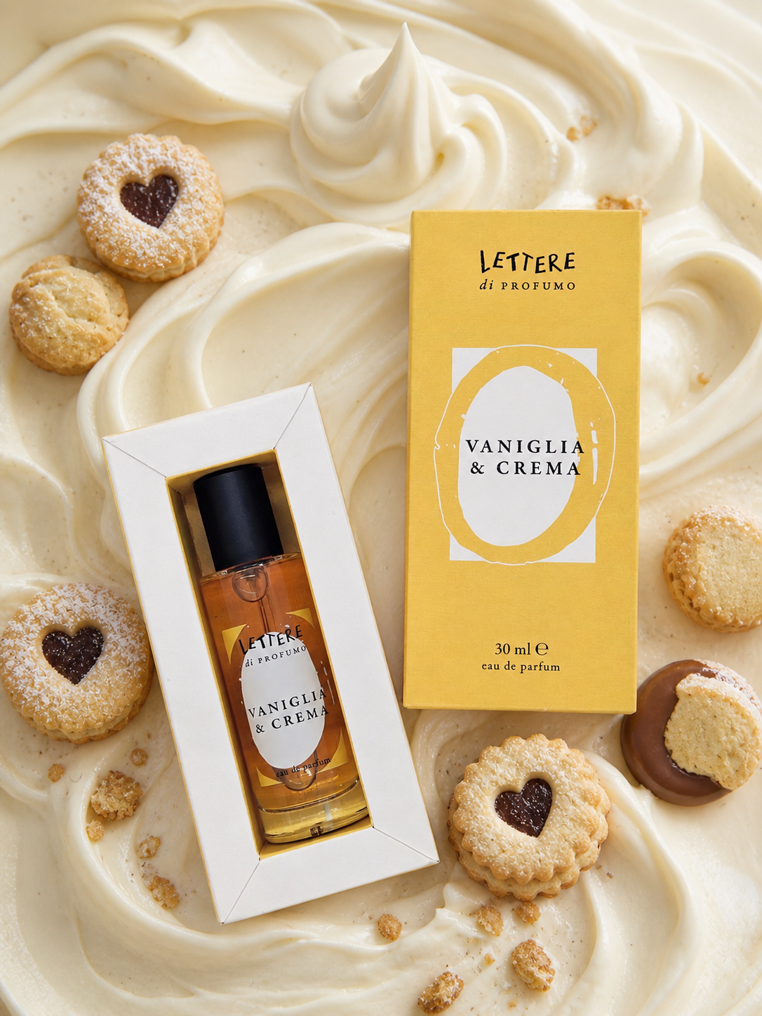 Eau de Parfum Vaniglia e Crema Lettere di Profumo