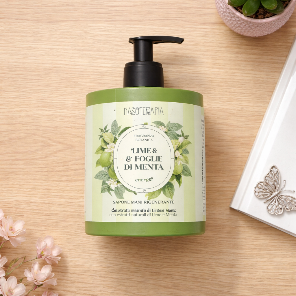 Lime e menta - Sapone mani rigenerante Nasoterapia