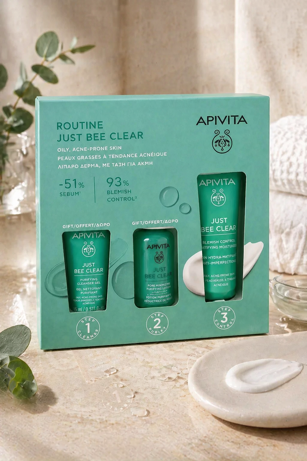 Just bee Clear - kit viso Apivita