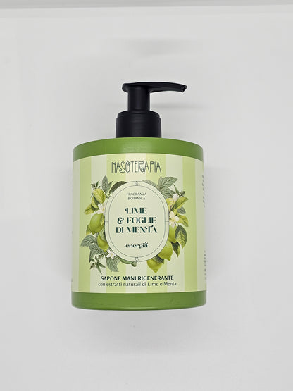 Lime e menta - Sapone mani rigenerante Nasoterapia