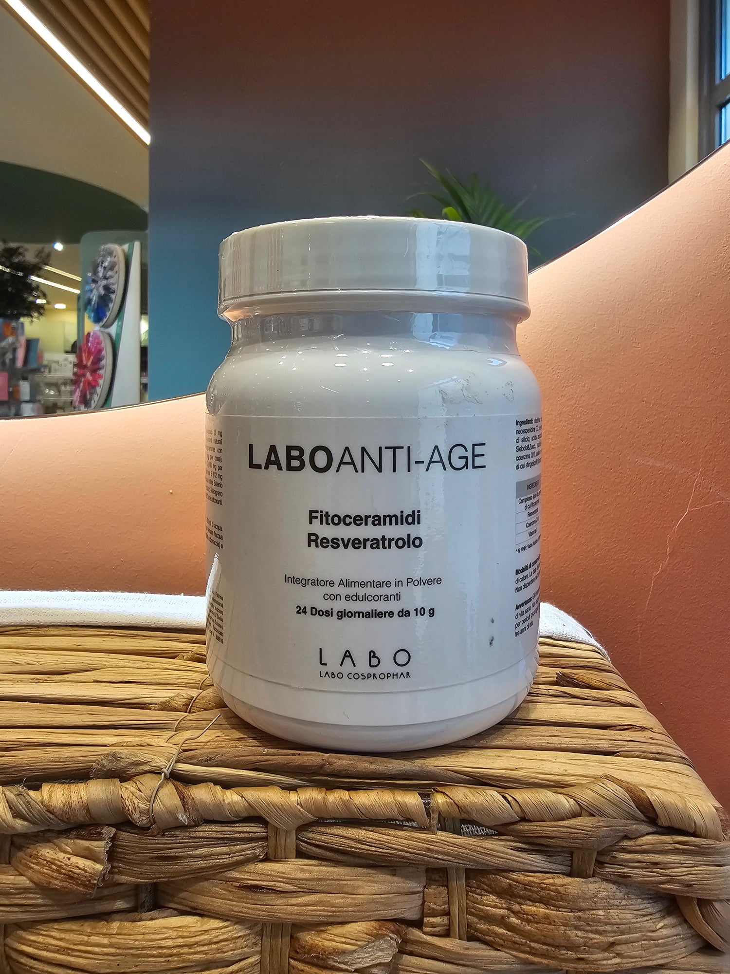 LABO ANTIAGE – Integratore in Polvere con Fitoceramidi e Resveratrolo