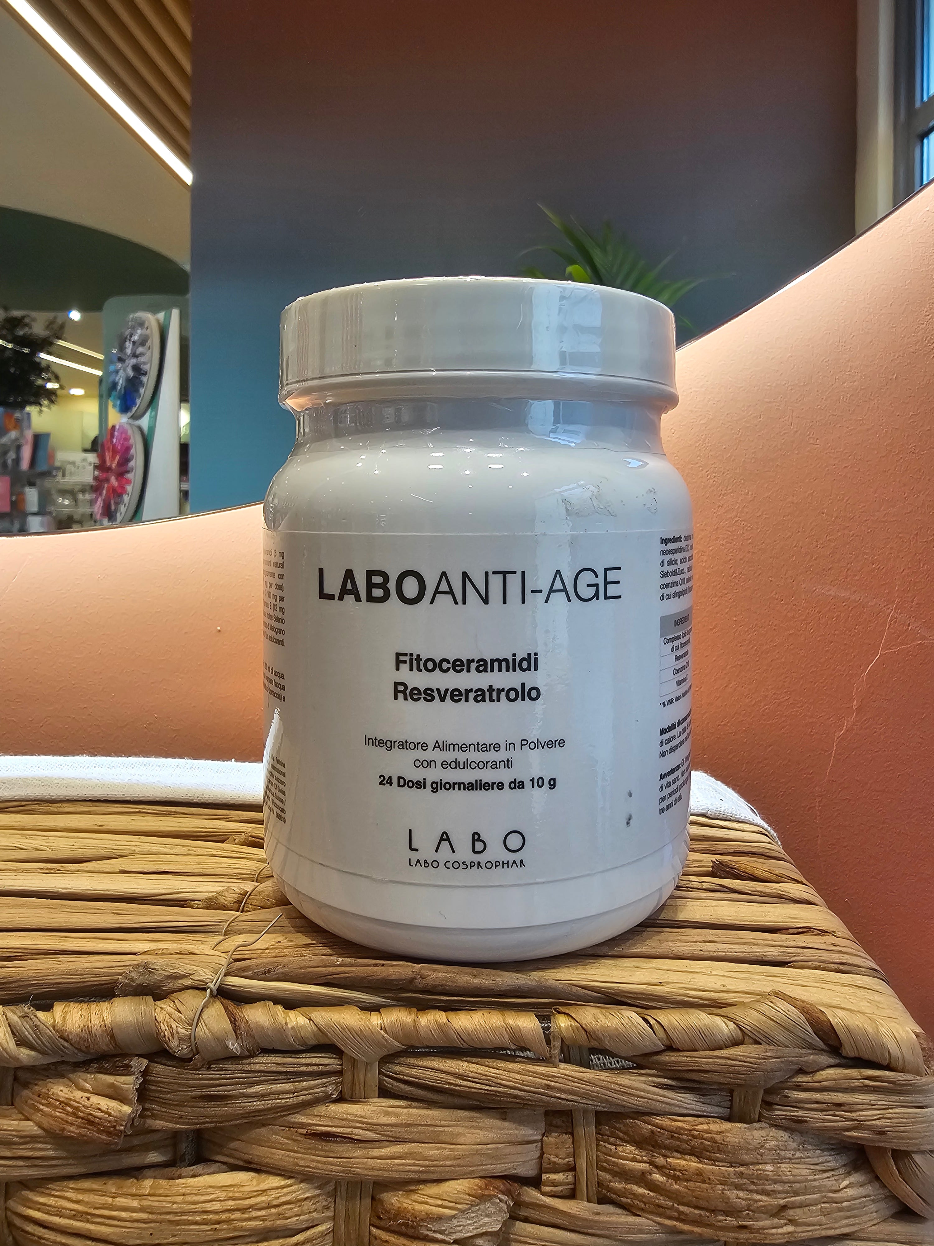 LABO ANTIAGE – Integratore in Polvere con Fitoceramidi e Resveratrolo